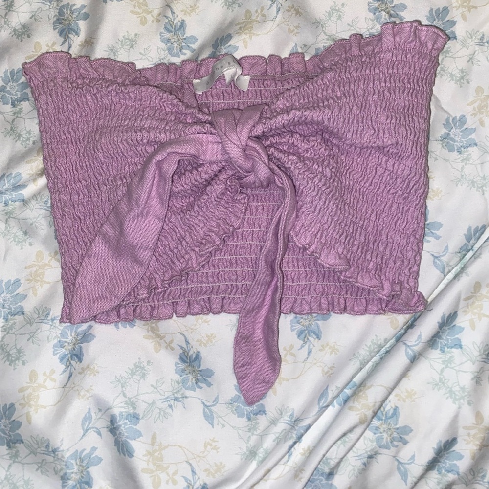 Lavender crop top